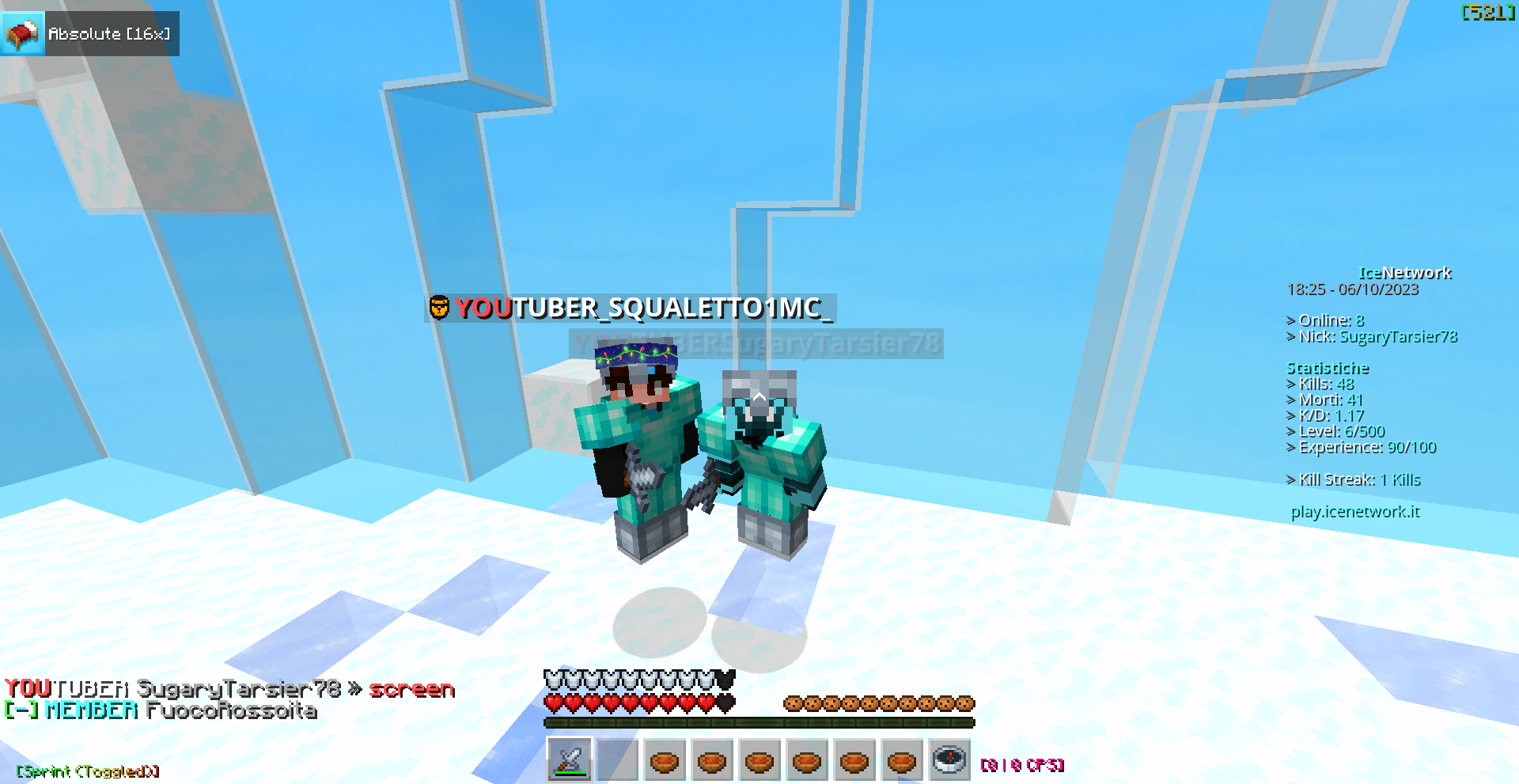 Screen Minecraft 1